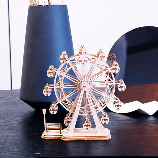 若来（Rolife）3d立体拼图diy积木 木质拼装模型摆件 手工组装玩具儿童节日礼物 商品图1