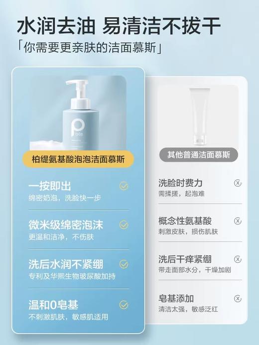 柏缇氨基酸慕斯洗面奶500ml 商品图5