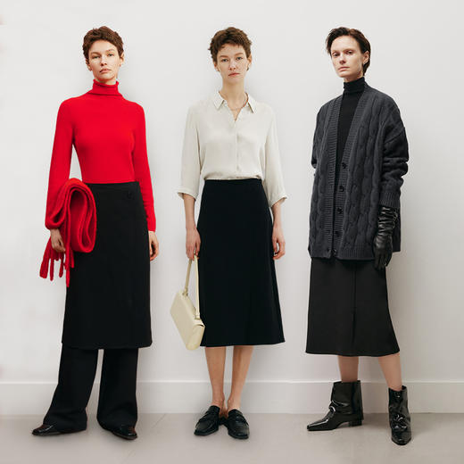 【商场同款】麦檬春秋梭织中裙5F2140691 商品图1