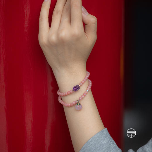 万物三千｜红纹石貔貅招财手串  手链  礼品 商品图6