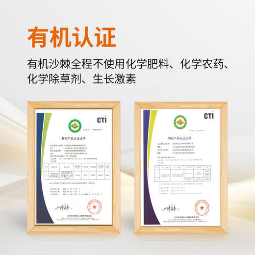【甄选】有机沙棘果汁饮品酸甜可口清爽解腻果香浓郁300ml*8瓶/箱 商品图3