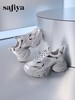 索菲娅2024年潮酷厚底亮片透气休闲增高老爹鞋 商品缩略图0