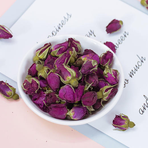 洛神花茶 重瓣玫瑰花茶桑葚茶云南洛神花干玫瑰茄罐装花草茶 商品图2