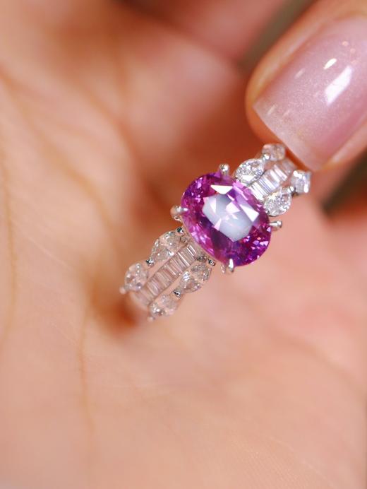 1.53ct 4.33g 紫蓝宝戒指 商品图1
