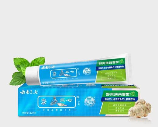 Cg B云南三七舒爽薄荷牙膏120g-24006073 商品图0