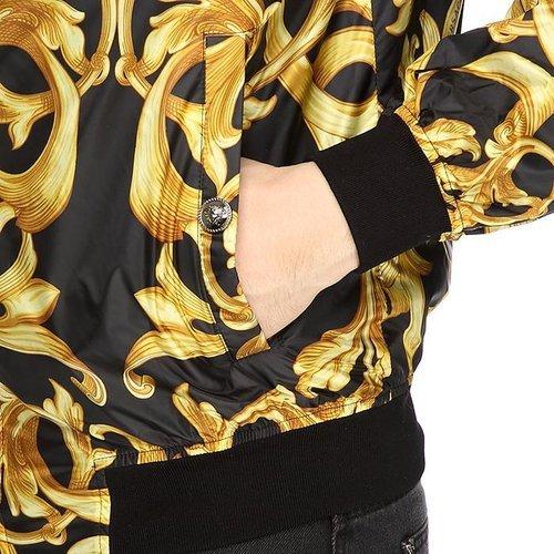 【超惠秒】Versace 美杜莎 经典印花 里外双层舒适轻薄款拉链外套 11647 商品图5