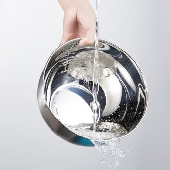 学厨 24cm打蛋盆带刻度加厚烘焙打蛋盘奶油蛋白打发盆和面水果盆 商品图5