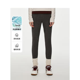 Teenie Weenie小熊简约卫裤女冬季长裤TTTM248906H