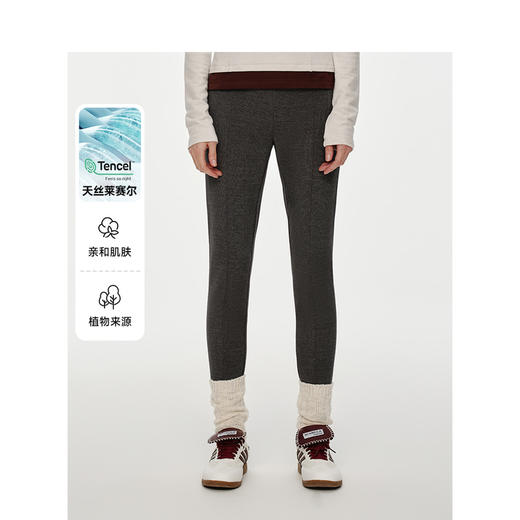 Teenie Weenie小熊简约卫裤女冬季长裤TTTM248906H 商品图0