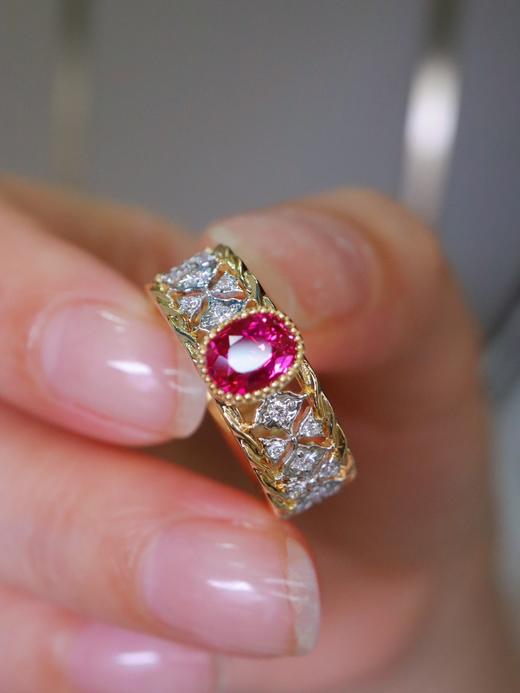 0.80ct 5.22g 红宝石戒指 商品图2