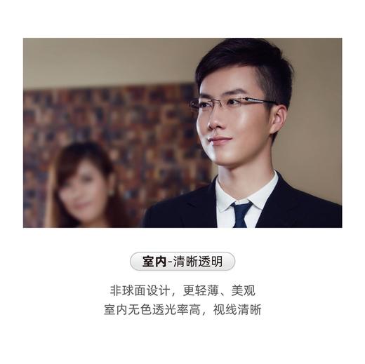 雅歌1.56非球面单光昂科美变色灰变多层减反射膜现片 商品图3