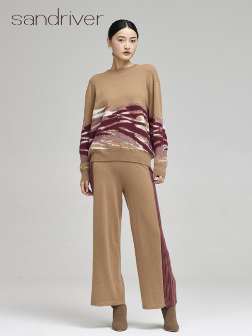 青海羊绒针织宽腿裤SJF96K234N 商品图3