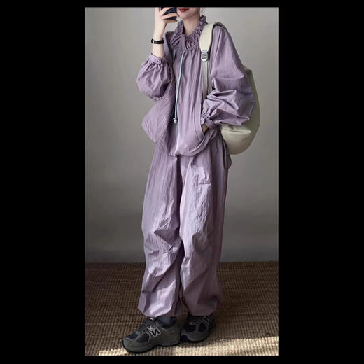 裁缝学苑AQ325运动套装纸样女装夏季防晒衣外套长裤两件套装样板 商品图2