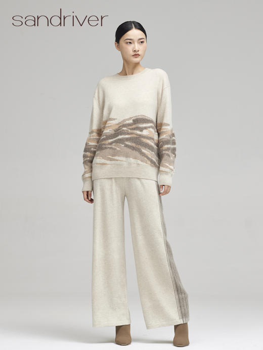 青海羊绒针织宽腿裤SJF96K234N 商品图6