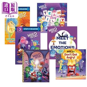 预售 【中商原版】迪士尼头脑特工队2系列共6册 Disney Inside Out 2 英文原版进口 儿童绘本故事 卡通动画图画书 感受情绪读物