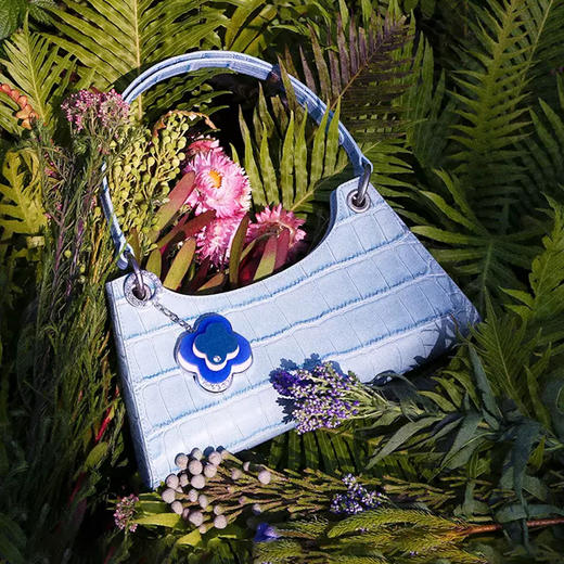 【6971899780752】【玫瑰刘亦菲同款】品牌直发 APEDE MOD 夏日时尚鳄鱼纹牛皮青蛙腋下包 商品图2