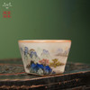龙泉问鼎彩绘哥窑持照杯（青绿山水）（缺货） 商品缩略图2