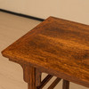 黄花梨瘿木夹头榫刀牙板瓜棱腿平头案 商品缩略图1