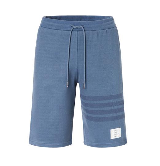 THOM BROWNE 汤姆·布朗 男士四条纹系带运动休闲短裤 MJQ161A J0051 商品图0