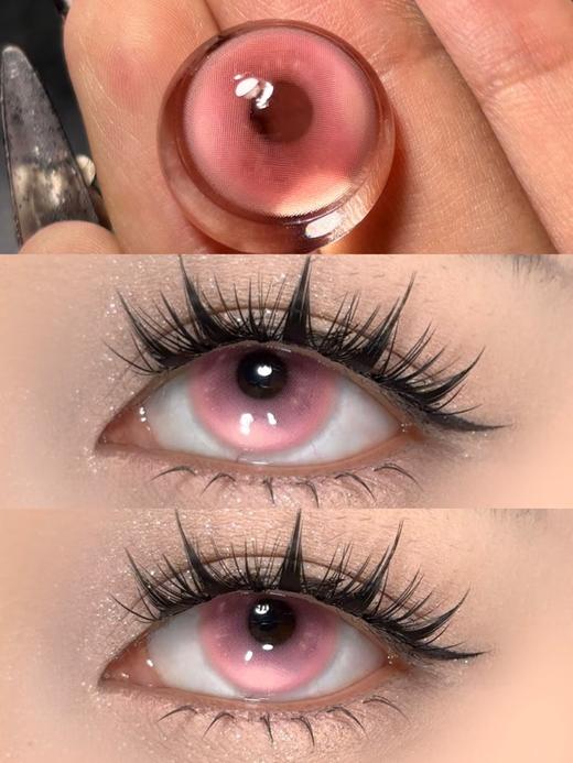 EggUncle Lens旗下 ·半年抛 柏林女巫&虚幻国度&绯色神域 ｜14.5mm白狮参考着色大直径   2片 商品图1