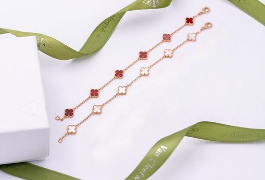 梵克雅B 迷你四叶草六花手链 商品图4