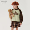 马克珍妮女童美式学院宽松插肩袖卫衣儿童上衣2024秋装新款241295 商品缩略图2