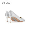 D:FUSE迪芙斯2024秋季新款流行格利特宴会鞋精致闪耀蝴蝶钻扣高跟鞋婚鞋DF43111162 商品缩略图2