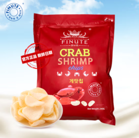 FINUTE虾片蟹味240g