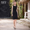 IWY/新款赫本风黑色无袖背心连衣裙内搭西装裙收腰显瘦职业裙Q1045-B 商品缩略图3
