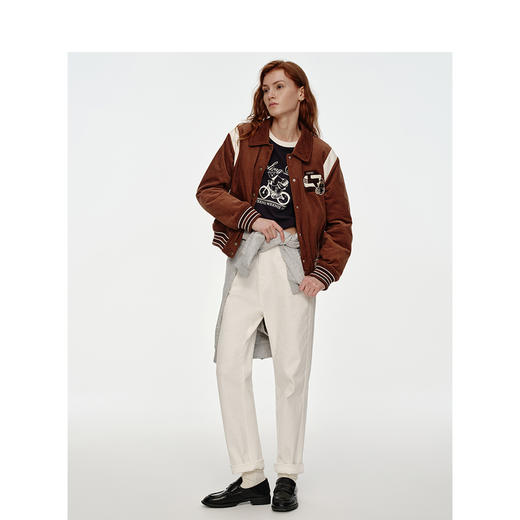 Teenie Weenie小熊卡通字母棉服女冬季外套TTJP248T03N 商品图2