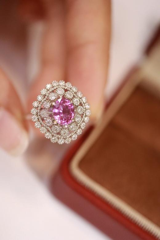 1.06ct 蓝宝石戒指 商品图6