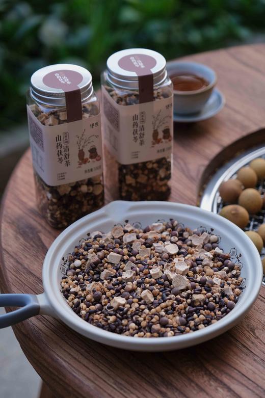 三蒸三晒山药茯苓清舒茶/健 月卑 衣去 湿/纯粮食茶！采用颗粒完整的原料，不掺碎料，好材质看得见！ 商品图4