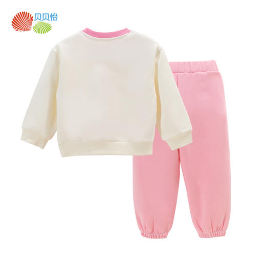 贝贝怡女童秋季套装卫衣长裤两件套2024新款秋装儿童可爱甜美童装 商品图9