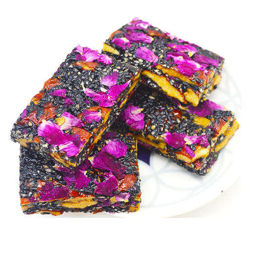 【看得见玫瑰的红枣枸杞糕】甄选黑芝麻/红枣/枸杞，咬一口酥软香浓 甜而不腻！独立包装 干净卫生 便携好存放，黑芝麻红枣枸杞玫瑰糕200克/盒Y 商品图3