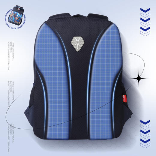 迪士尼儿童书包漫威酷炫潮流大容量蜘蛛侠1-3年级小学生书包笔盒开学季文具套装 商品图3