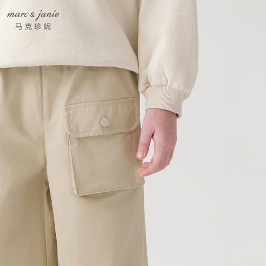 马克珍妮男童山系户外个性口袋休闲裤儿童裤子长裤秋装新款241325 商品图4