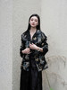 盛唐牡丹 |黑色真丝绡如意湖亭外套 商品缩略图1