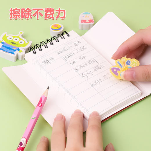 迪士尼造型橡皮卡通创意儿童橡皮擦学生专用可爱小橡皮校学生文具笔盒开学季文具套装 商品图2