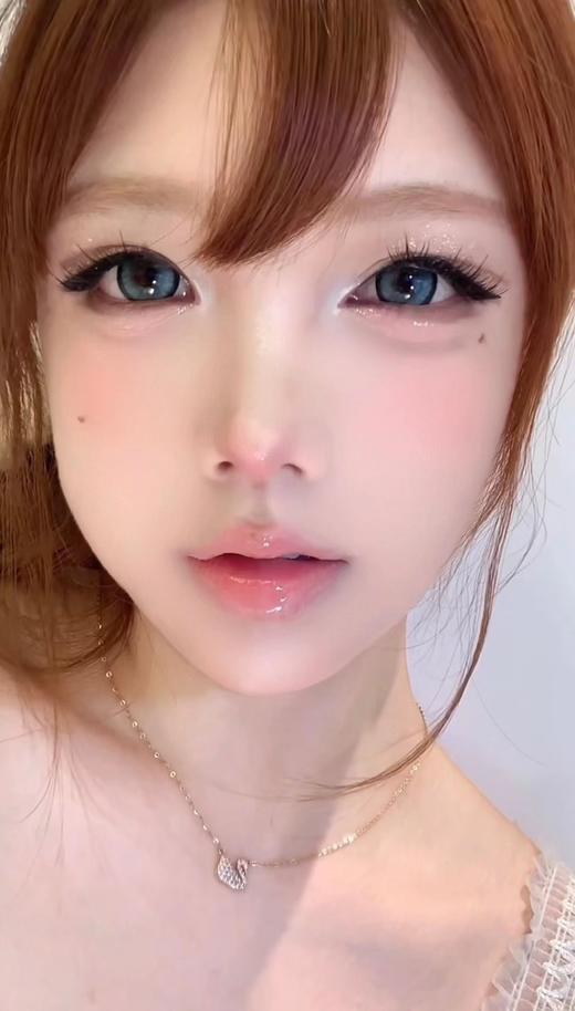 <月抛大直径>KIKICON-雾中青-14.5mm【月抛 0-1000度 含525/575】 商品图5