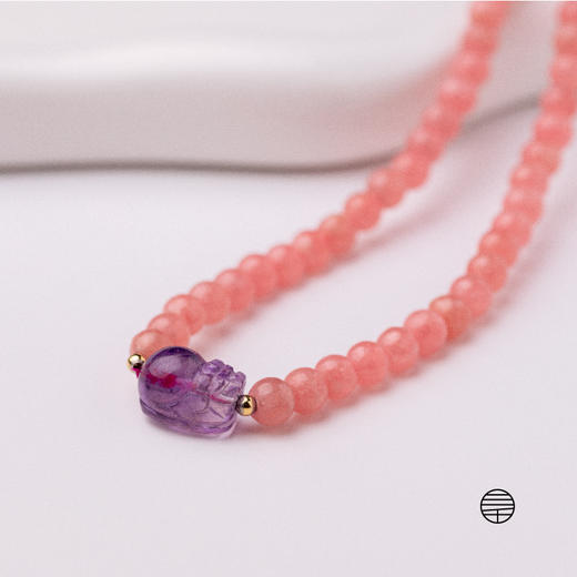 万物三千｜红纹石貔貅招财手串  手链  礼品 商品图2