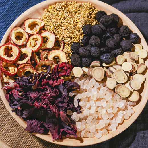 酸梅汤原材料包155g*2袋 自煮老北京酸梅汤真材实料乌梅山楂汤料包 商品图1