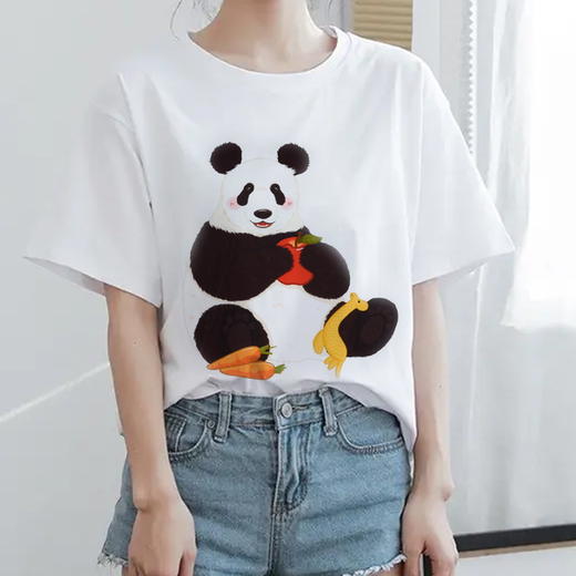 熊猫T恤衫 商品图2