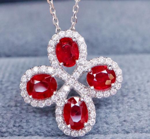 1.25ct 红宝石吊坠 商品图1