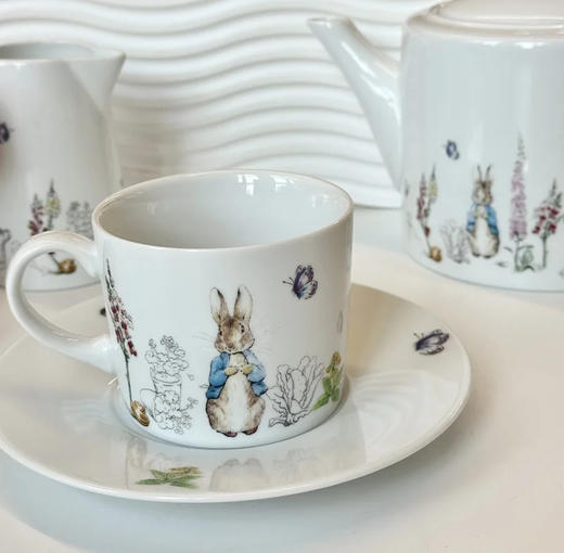 【浪漫英伦下午茶】外网超火的比得兔🐰完整茶具奶杯套组 优雅精致  英国🇬🇧尾单限定，卖完绝版～ 还有0.1元加购甜品叉超值福利,限量300个哦！ 商品图2
