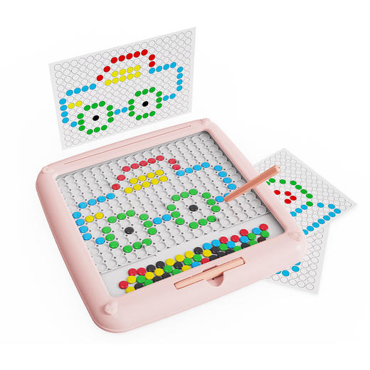 【左右手控笔运笔练习】二合一多彩绘画磁性运笔画板 还能培养颜色形状认知 DIY画画益智玩具 商品图3