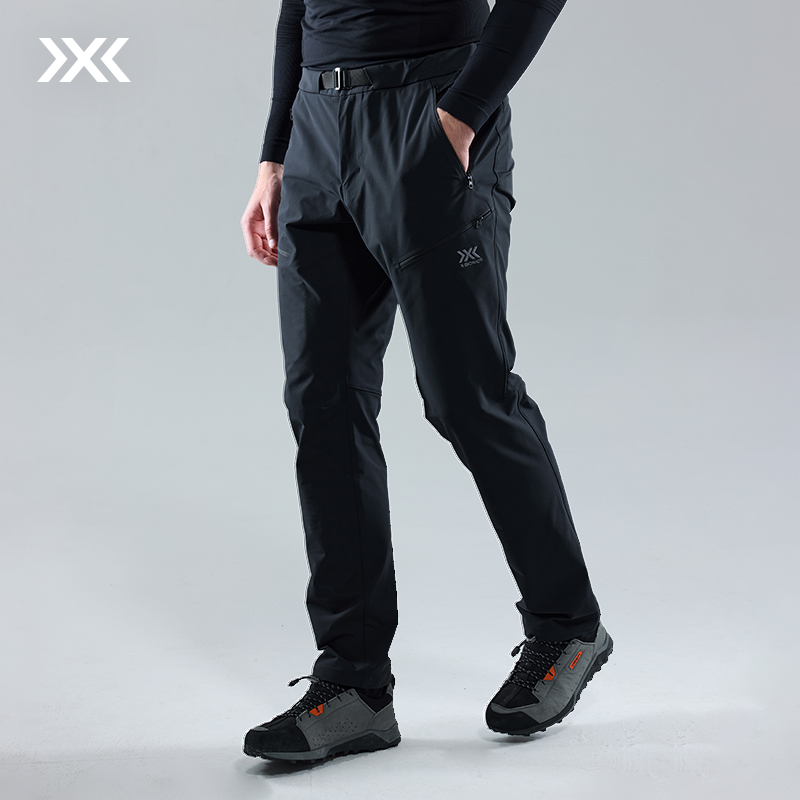 X-BIONIC 风岚中量软壳裤男 防泼水耐磨弹力防风户外徒步登山长裤24881