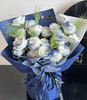 【流萤集】B款，21朵马其他蓝玫瑰，精品时尚花束 商品缩略图0