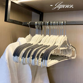 【赠10个挂扣】山姆同款 防滑耐用 告别鼓包 | Sweet&Coco干湿两用衣架/晾衣架 家用收纳挂衣无痕护衣 30个装