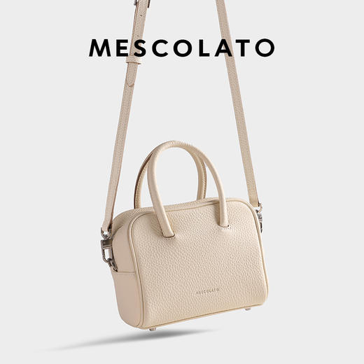 Mescolato 意大利进口togo牛皮手工小号保龄球波士顿包包斜挎小包【本商品不支持用券】 商品图2