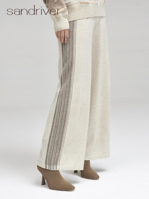 青海羊绒针织宽腿裤SJF96K234N 商品图5